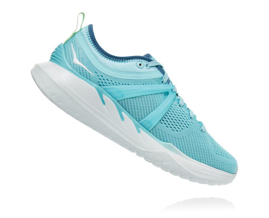 Tenis Hoka One One Feminino Azuis/Branco - Tivra - 286-TCUVDA